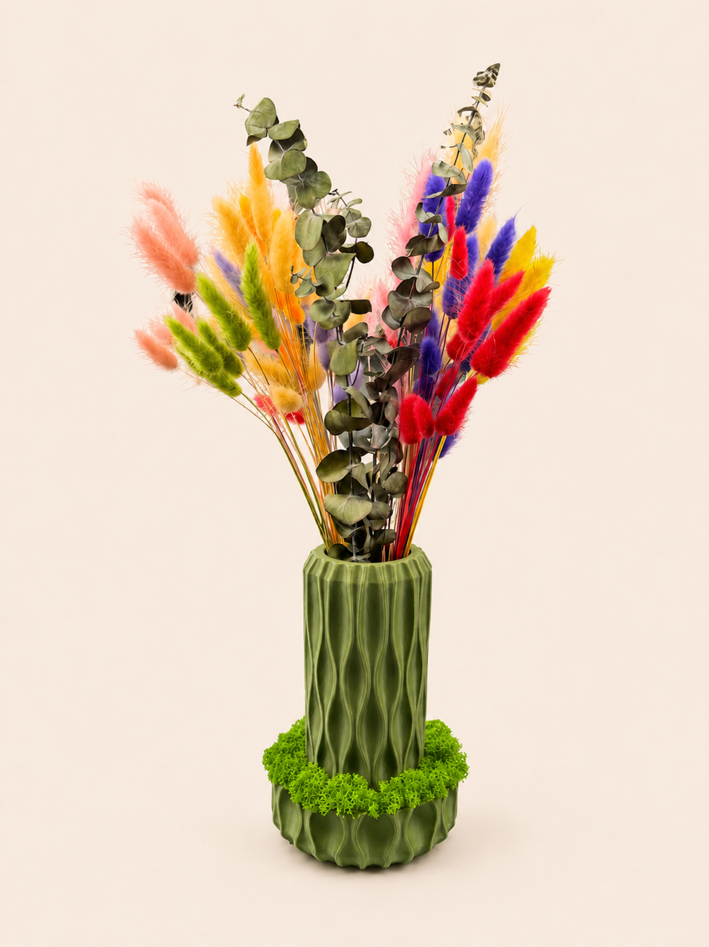 Sylva Vaza Decorativa 3D cu Licheni