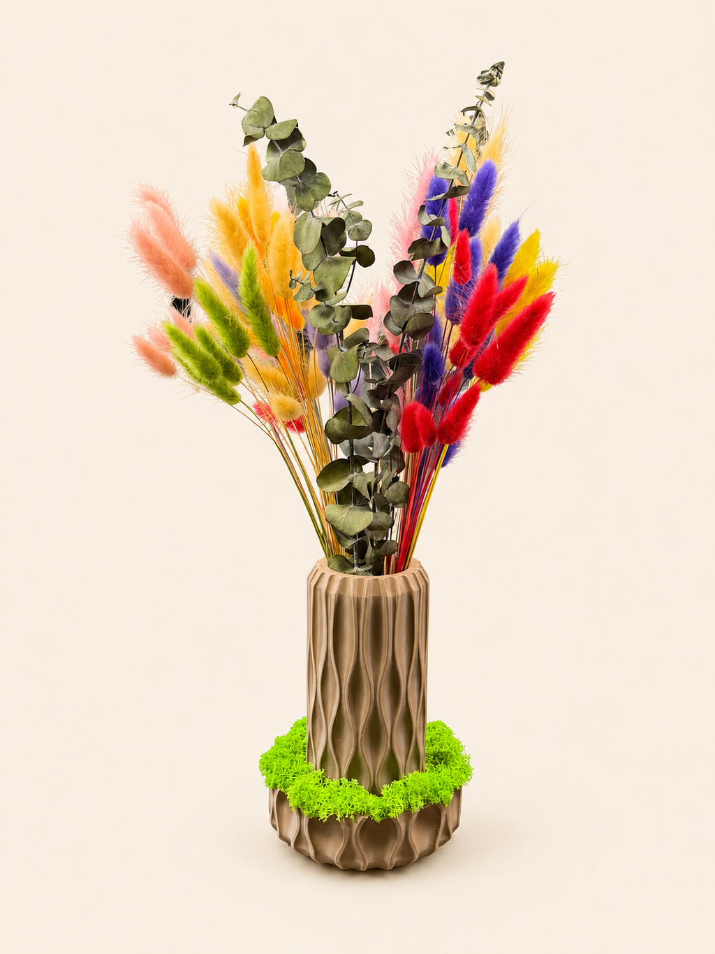 Sylva Vaza Decorativa 3D cu Licheni