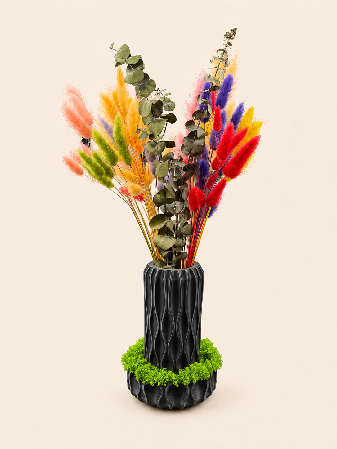 Sylva Vaza Decorativa 3D cu Licheni