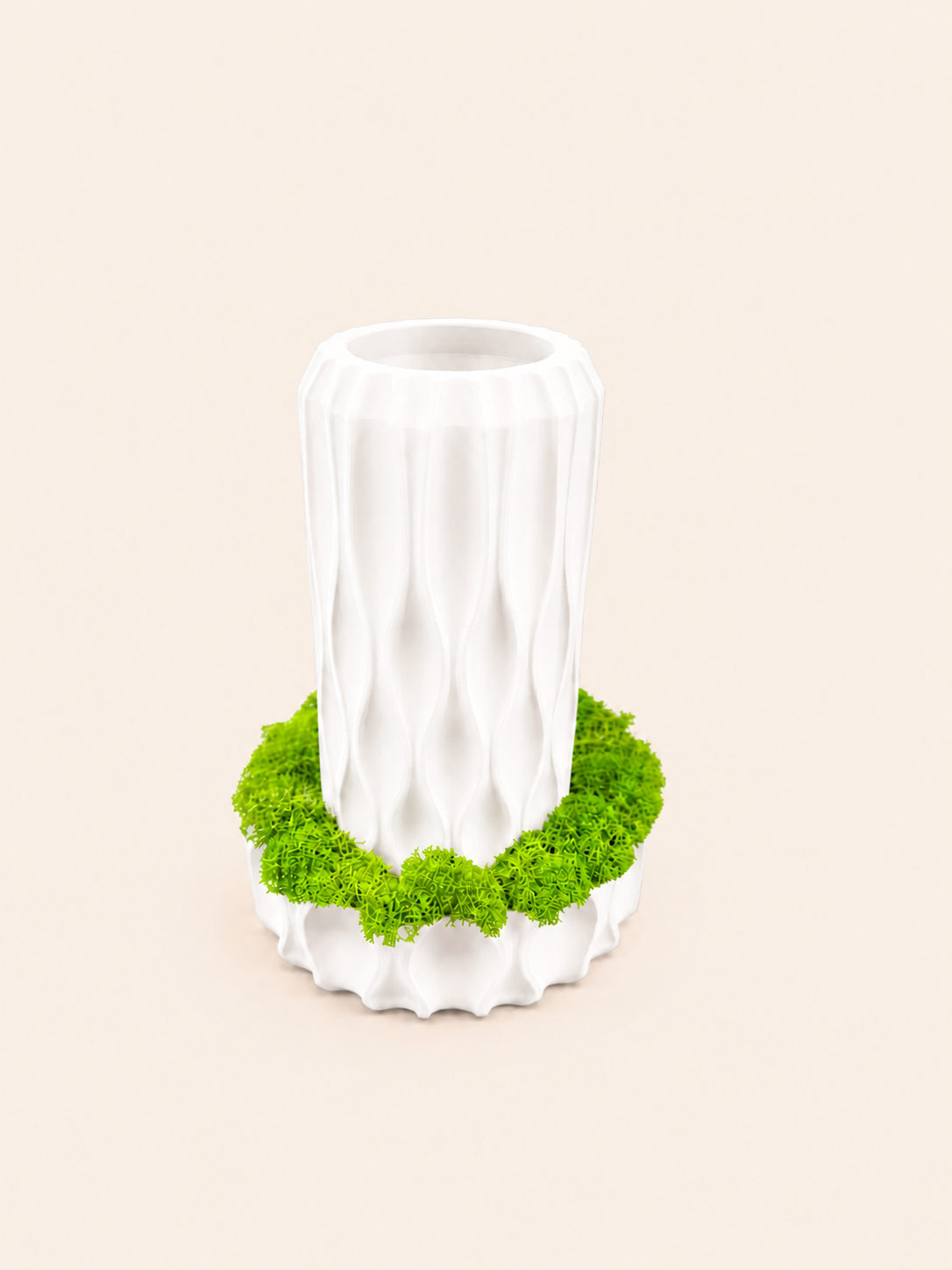 Sylva Vaza Decorativa 3D cu Licheni